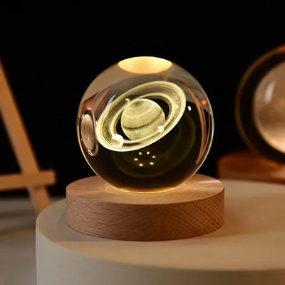 Luminária Espacial 3D - Bola de Cristal