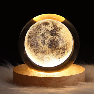 Luminária Espacial 3D - Bola de Cristal