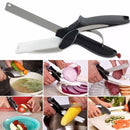 Tesoura profissional 3 em 1-Faca multifuncional corta legumes