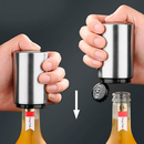 Abridor De Cerveja Magnético Automático Em Aço Inox