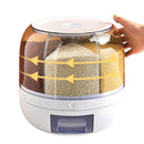 Dispensador Giratório de Arroz e Cereais - Organize e Mantenha sua Cozinha Moderna